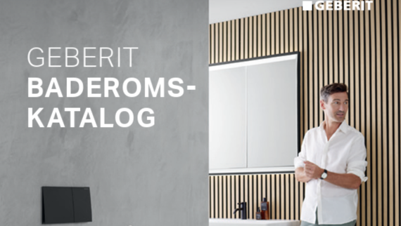 Forside av Geberit Baderomsmagasin Forside av Geberit Baderomsmagasin
