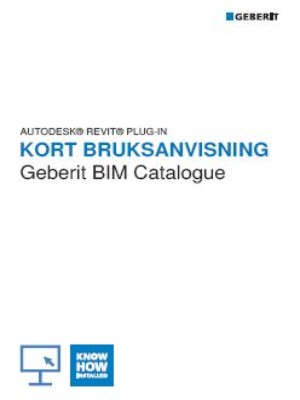 Bruksanvisning Geberit BIM Catalogue Plug-in