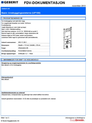 FDV Basic 458.111.00.1