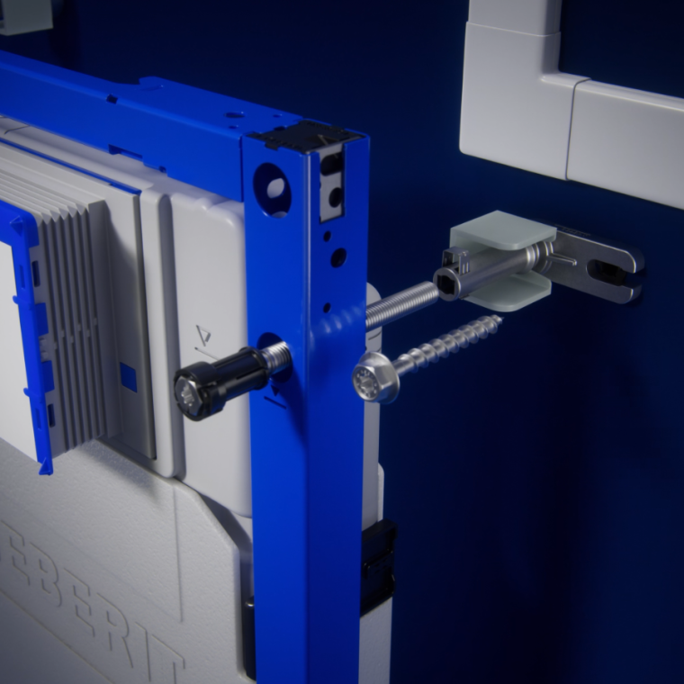 Alternativ plassering for veggfeste Alternativ plassering for veggfeste