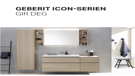 Geberit iCon baderomsmiljø