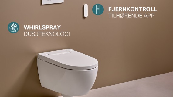 Dusjtoalettet Geberit AquaClean Alba