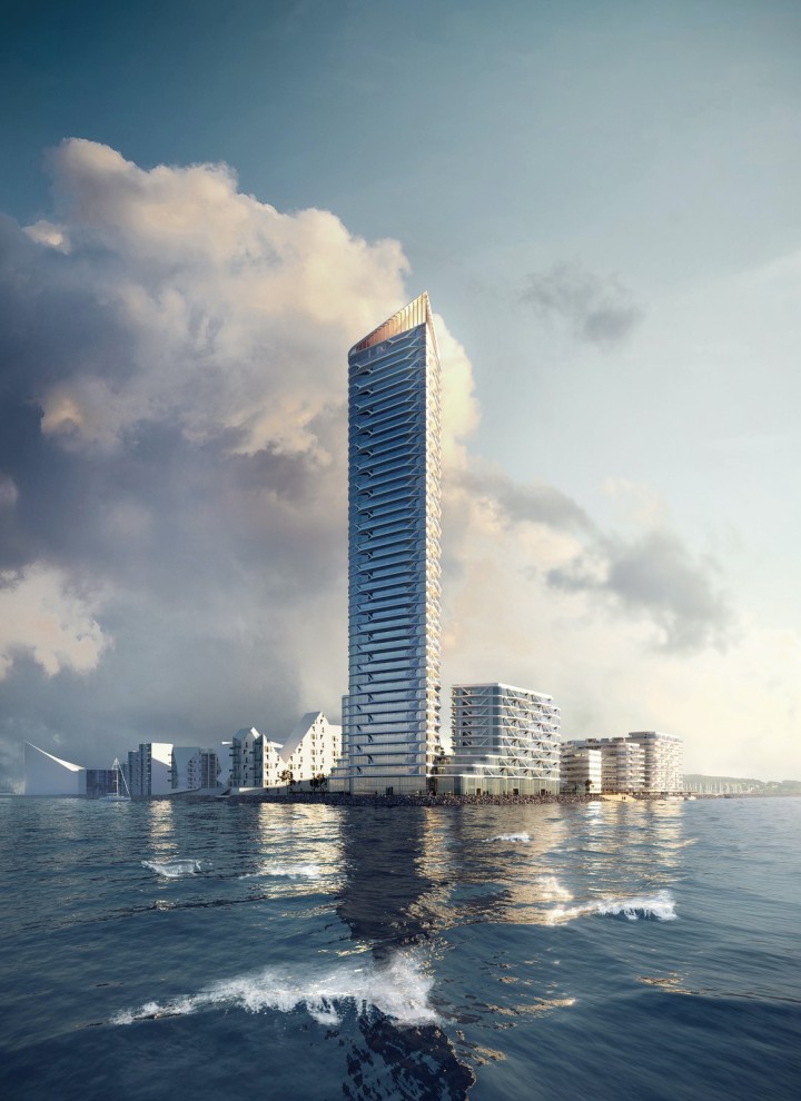 Foto: Visualisering av Lighthouse laget av 3XN Foto: Visualisering av Lighthouse laget av 3XN