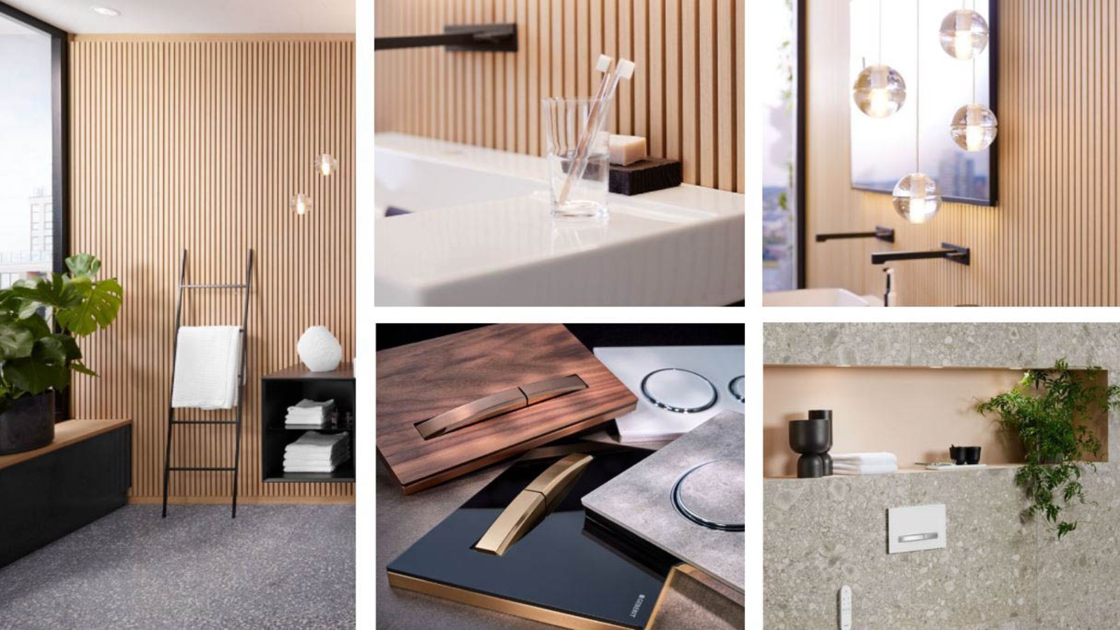Moodboard med tre-inspirasjon Moodboard med tre-inspirasjon