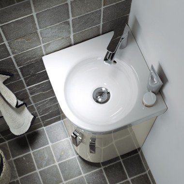 Geberit Renova Compact servant, hjørneløsning Geberit Renova Compact servant, hjørneløsning