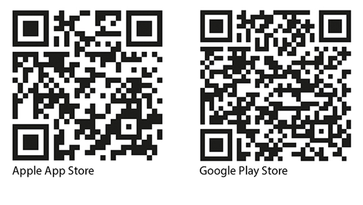 QR-kode for iOS Geberit Home-appen og Android Geberit Home-appen