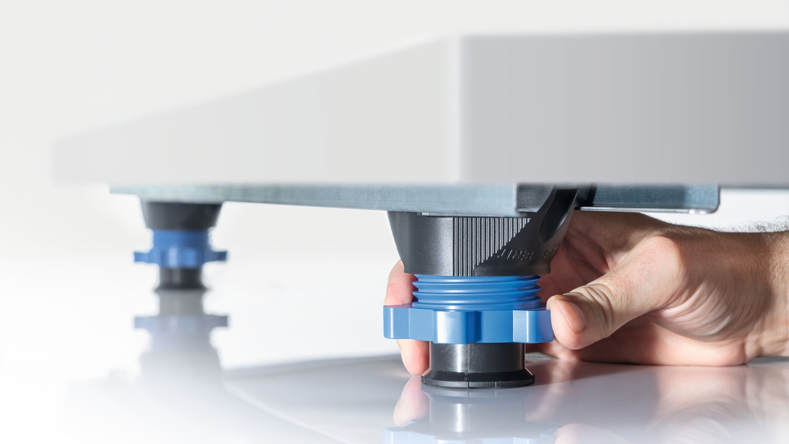 Dusjgulv med monteringsramme