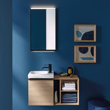 Liten Geberit iCon servant på lite bad Liten Geberit iCon servant på lite bad
