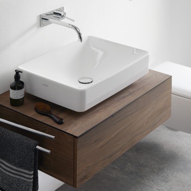 Geberit VariForm toppmontert servant med firkantet design