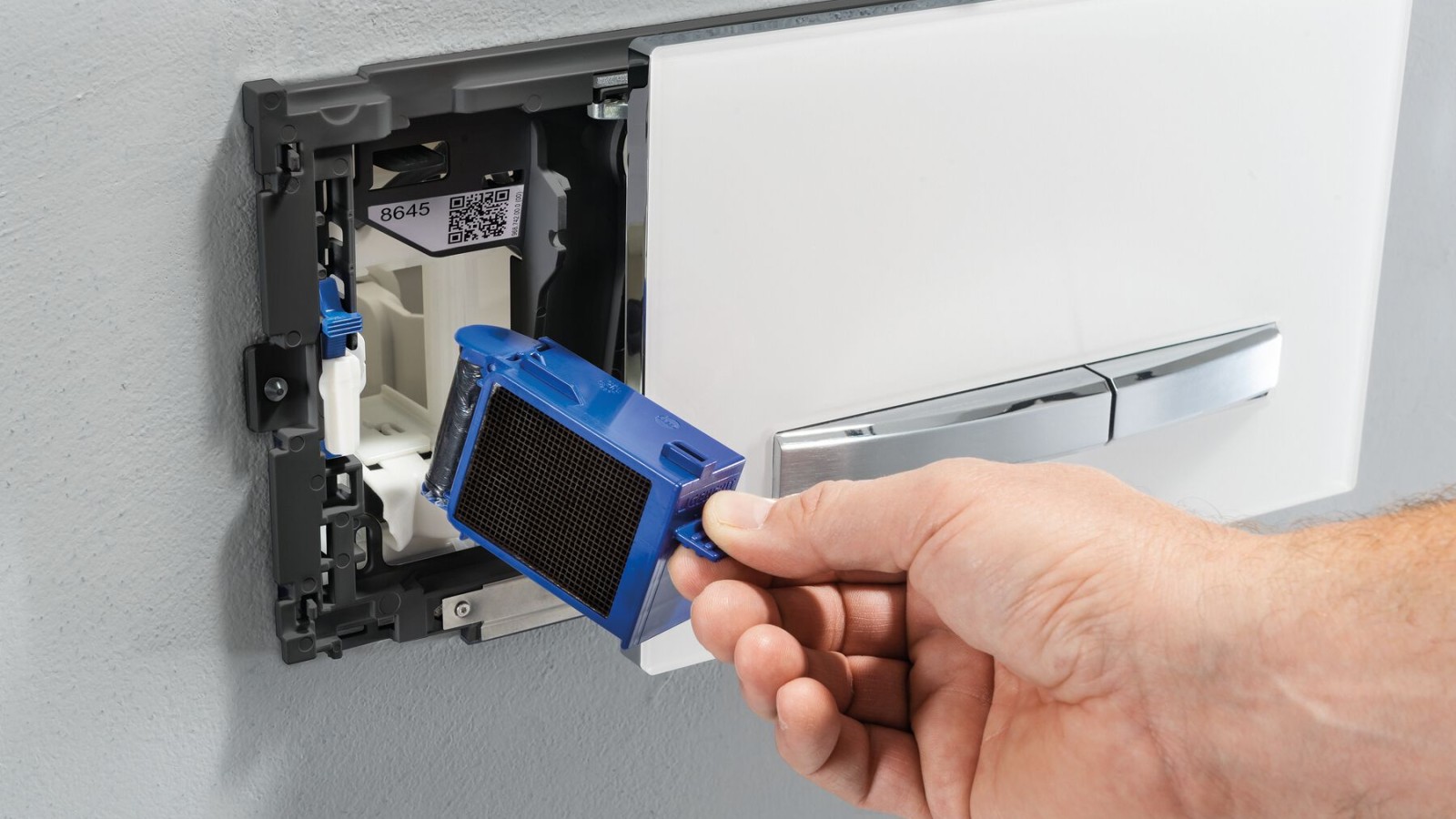 Geberit Sigma50 med Geberit DuoFresh Geberit Sigma50 med Geberit DuoFresh