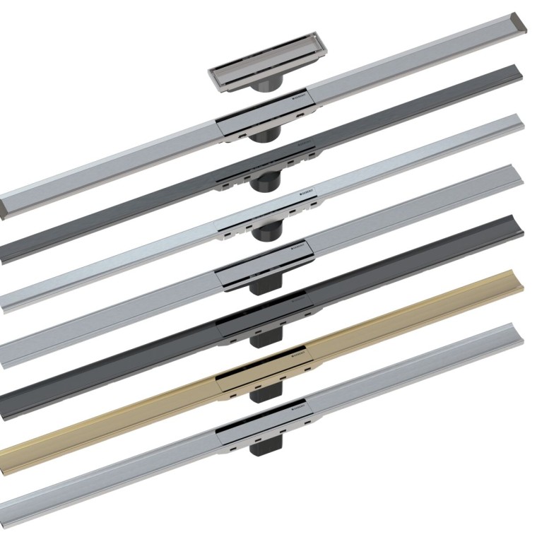 Oversikt over fargene Geberit CleanLine slukrenner Oversikt over fargene Geberit CleanLine slukrenner