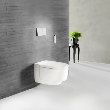 Geberit AquaClean Mera dusjtoalett i hvitt Geberit AquaClean Mera dusjtoalett i hvitt