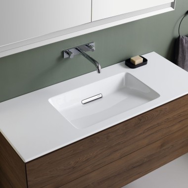 Geberit ONE servant med integrert hårsil og KeraTect finish