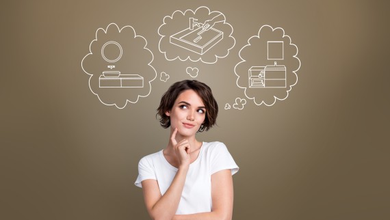 Person som tenker på sitt drømmebad