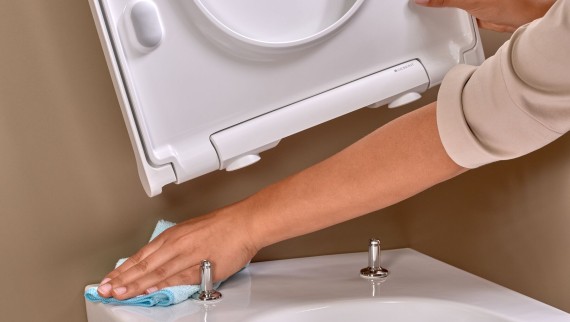 Rengjøring av toalett