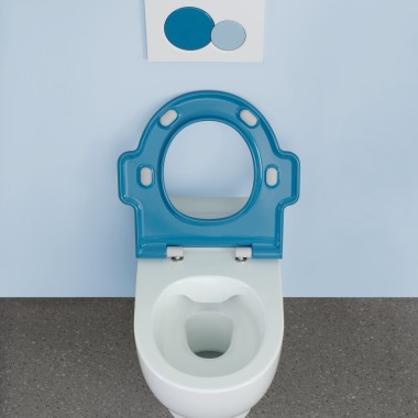 Rimfree® toalettskål uten skyllekant for enklere rengjøring Rimfree® toalettskål uten skyllekant for enklere rengjøring