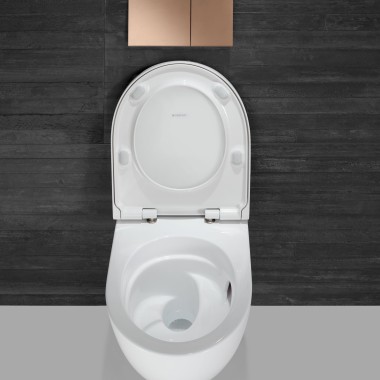 Åpent Acanto toalett med TurboFlush skylleteknologi