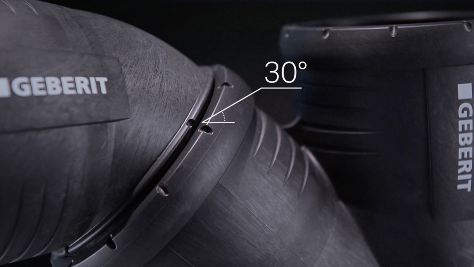 Presis montering på sekunder: 30-graders merkingen gir rask og korrekt plassering. Presis montering på sekunder: 30-graders merkingen gir rask og korrekt plassering.