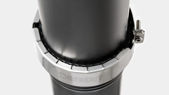 Geberit låseklo for sikker langsgående tilkobling