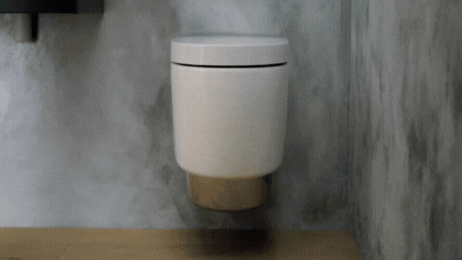 AquaClean Mera med berøringsfri automatisk toalettlokkfunksjon
