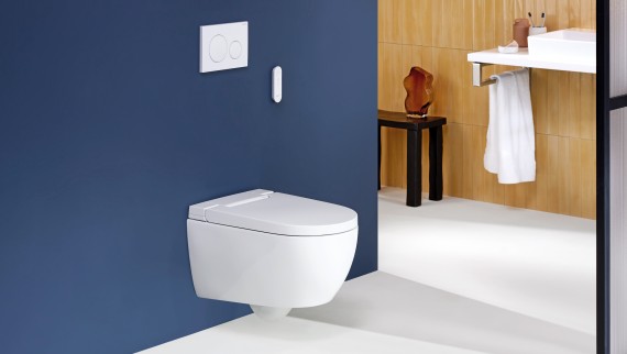 Geberit AquaClean Alba med Sigma20-fjernkontroll Geberit AquaClean Alba med Sigma20-fjernkontroll