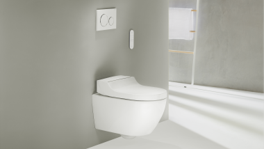 Geberit AquaClean Tuma Comfort med Sigma20 betjeningsplate