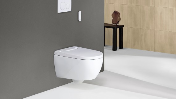 Geberit AquaClean Alba med fjernkontroll og Sigma 20 Geberit AquaClean Alba med fjernkontroll og Sigma 20