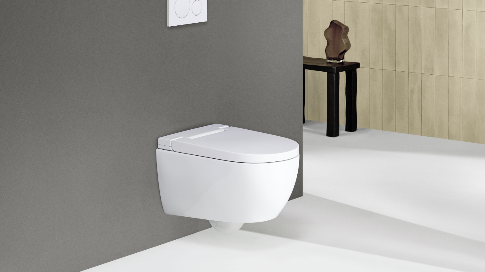 Geberit AquaClean Alba med Sigma20 betjeningsplate Geberit AquaClean Alba med Sigma20 betjeningsplate