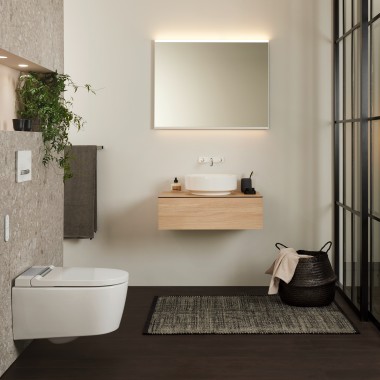 Geberit AquaClean Sela på et hotell Geberit AquaClean Sela på et hotell