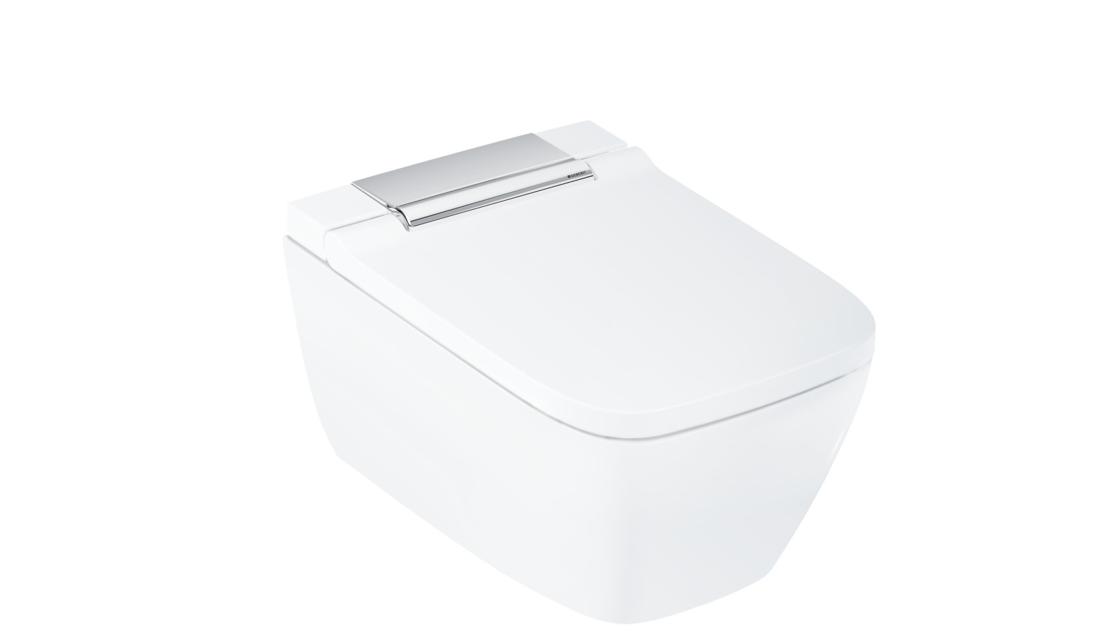 AquaClean Sela Square, med glanset krom designerdeksel AquaClean Sela Square, med glanset krom designerdeksel