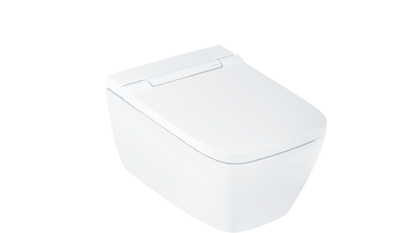 Geberit AquaClean Sela Square, med alpinhvitt designerdeksel Geberit AquaClean Sela Square, med alpinhvitt designerdeksel