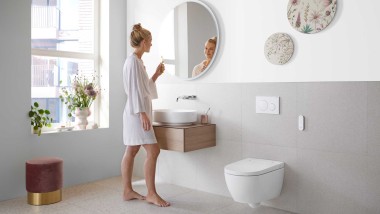Baderom i hvitt design