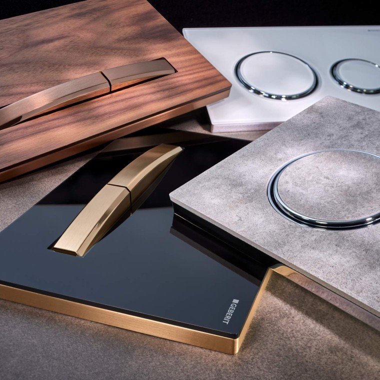 Geberit betjeningsplater i Sigma50 serien