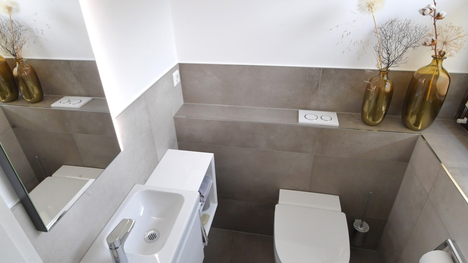 Gjestebadet etter oppussingen Gjestebadet etter oppussingen