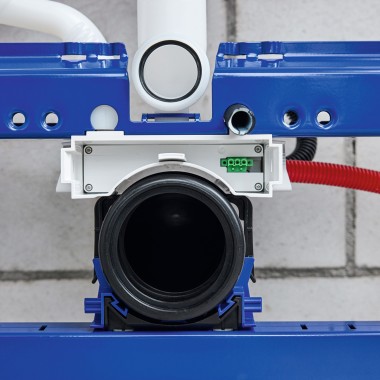 Geberit Power og Connect-boks under installasjon