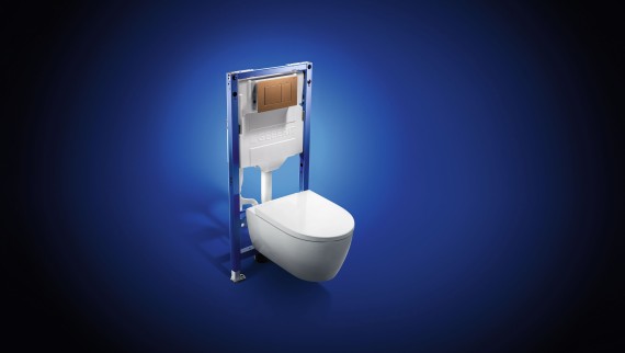 Geberit Duofix med Sigma40 betjeningsplate Geberit Duofix med Sigma40 betjeningsplate