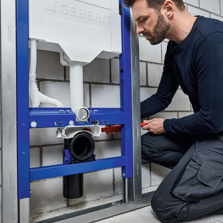 Installering av Geberit Power og Connect-boksen