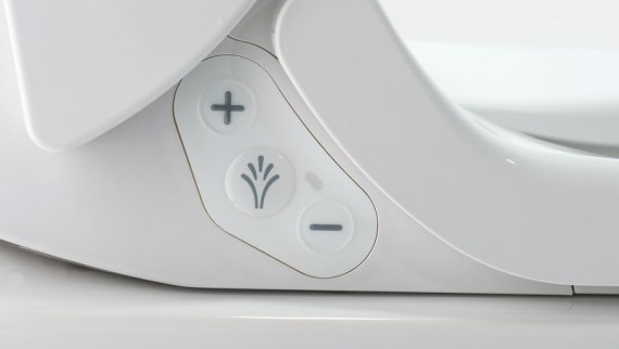 Betjeningspanel på siden Betjeningspanel på siden