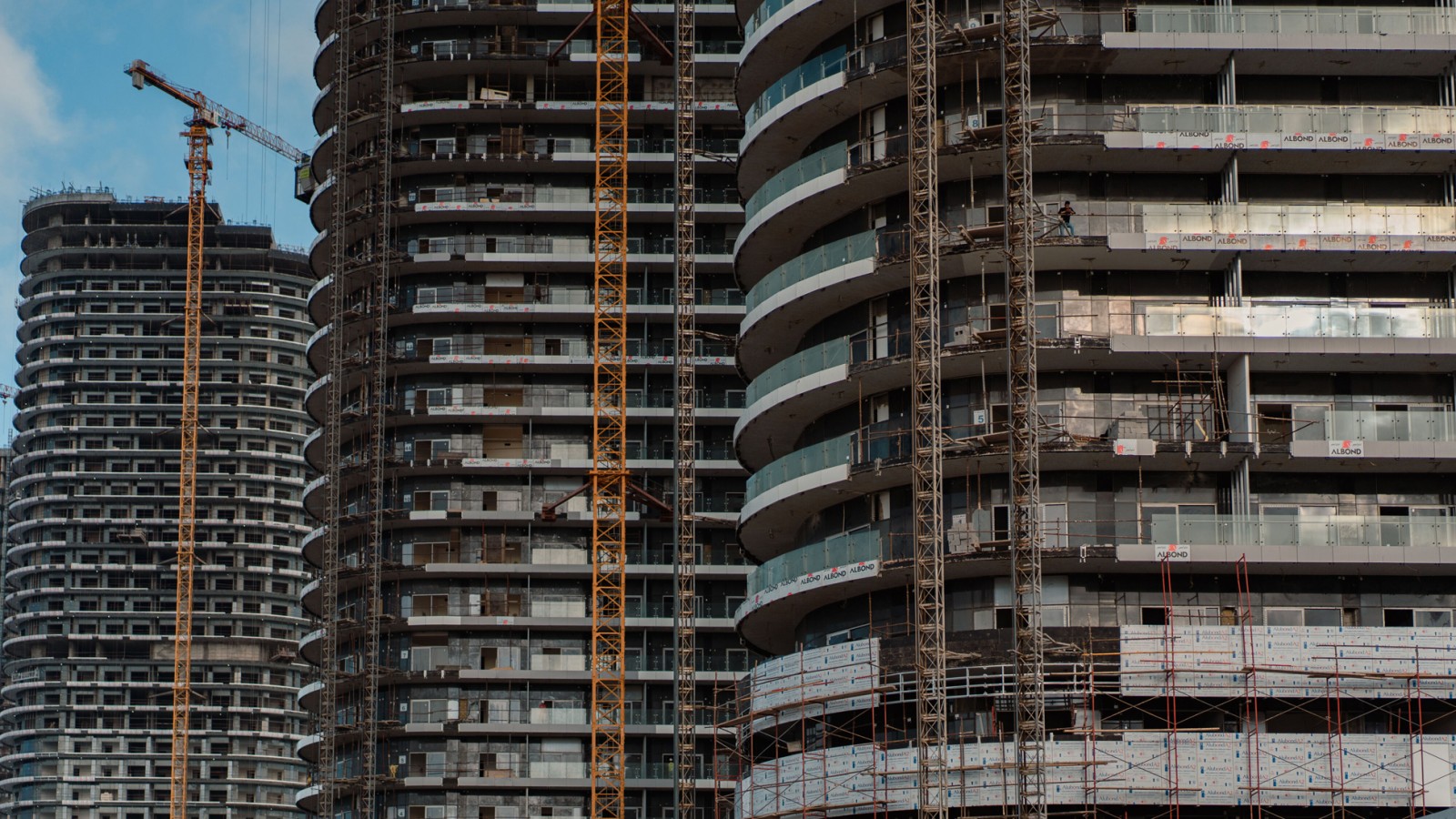 New Alamein City består av 18 tårn