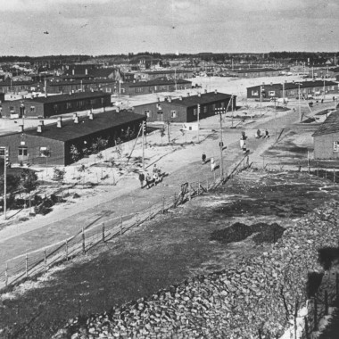 Stedet for den største danske flyktningleiren for tyske krigsfordrevne (© Blåvandshuk Local History Archive)