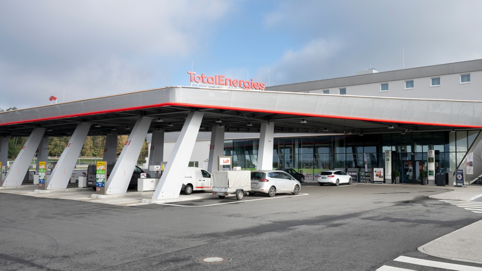 Evendorf BREAK-rastested langs motorveien i Tyskland