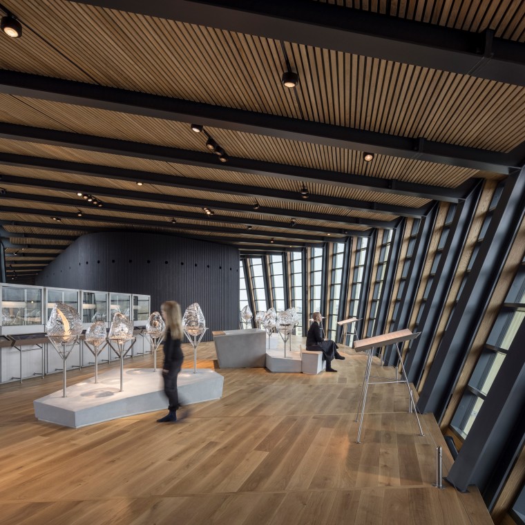 Utstilling inne i Isfjordsenteret Ilulissat (© Adam Mørk) Utstilling inne i Isfjordsenteret Ilulissat (© Adam Mørk)