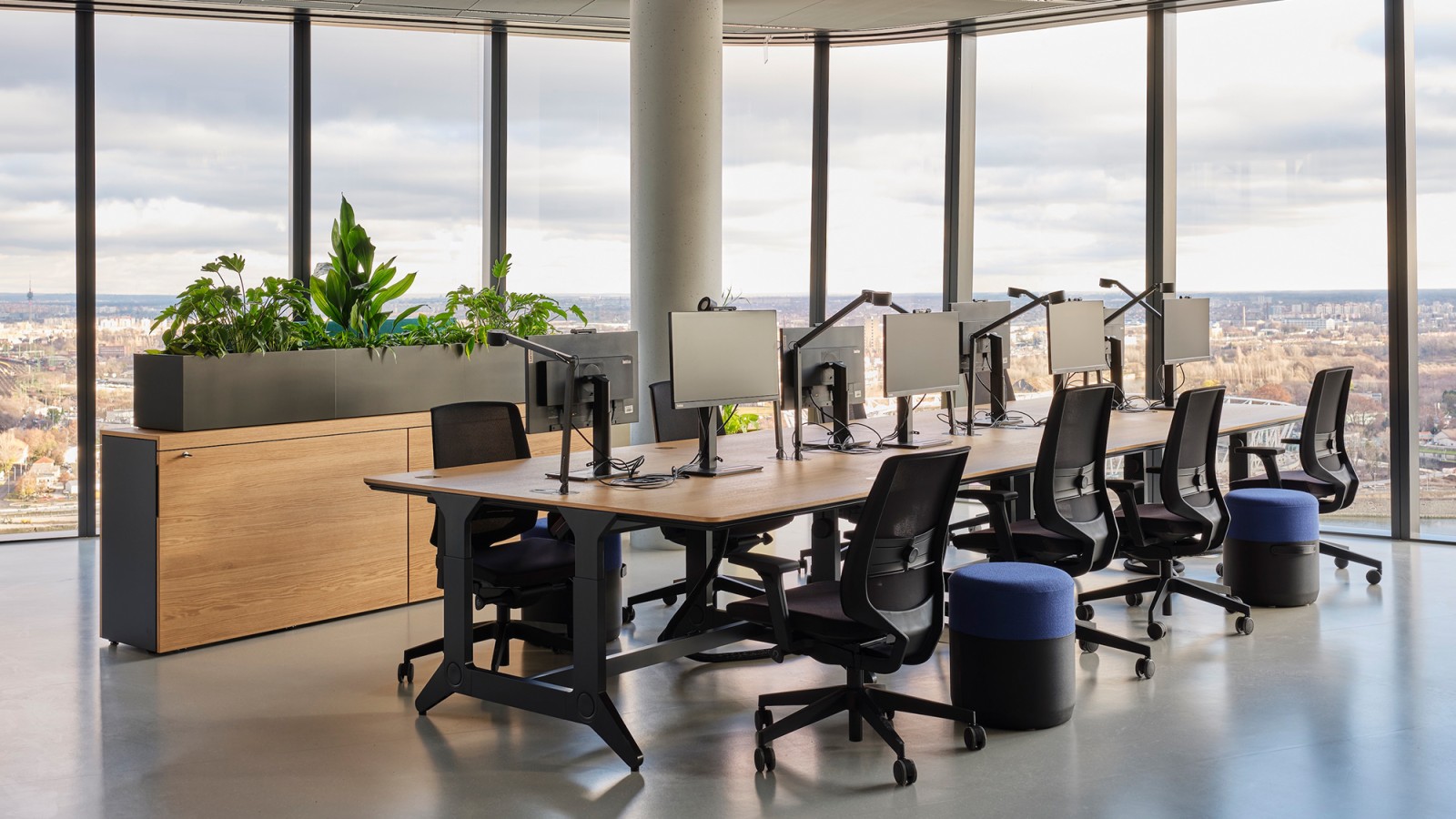 Det er 2500 arbeidsplasser i det nye hovedkvarteret til MOL Group (© MOL Group) Det er 2500 arbeidsplasser i det nye hovedkvarteret til MOL Group (© MOL Group)