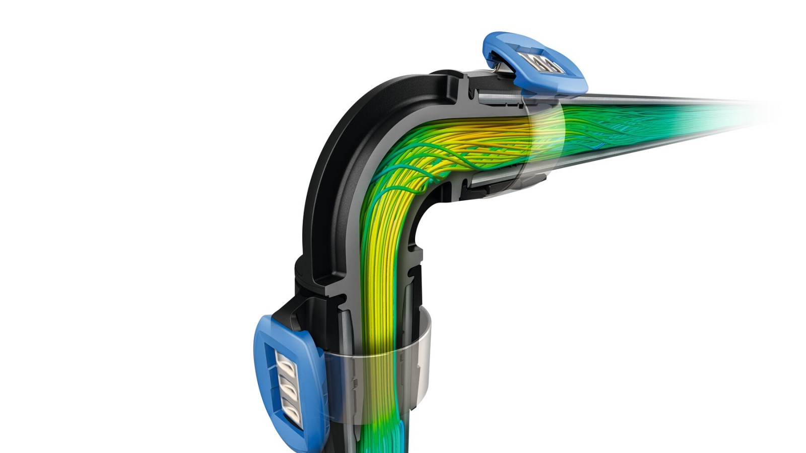 Strømningsoptimalisert Geberit FlowFit rørsystem Strømningsoptimalisert Geberit FlowFit rørsystem