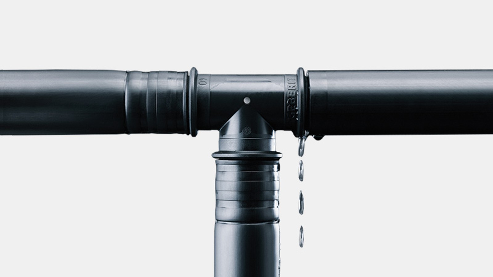 Upressede Geberit Mepla-koblinger kan enkelt identifiseres under trykktesten