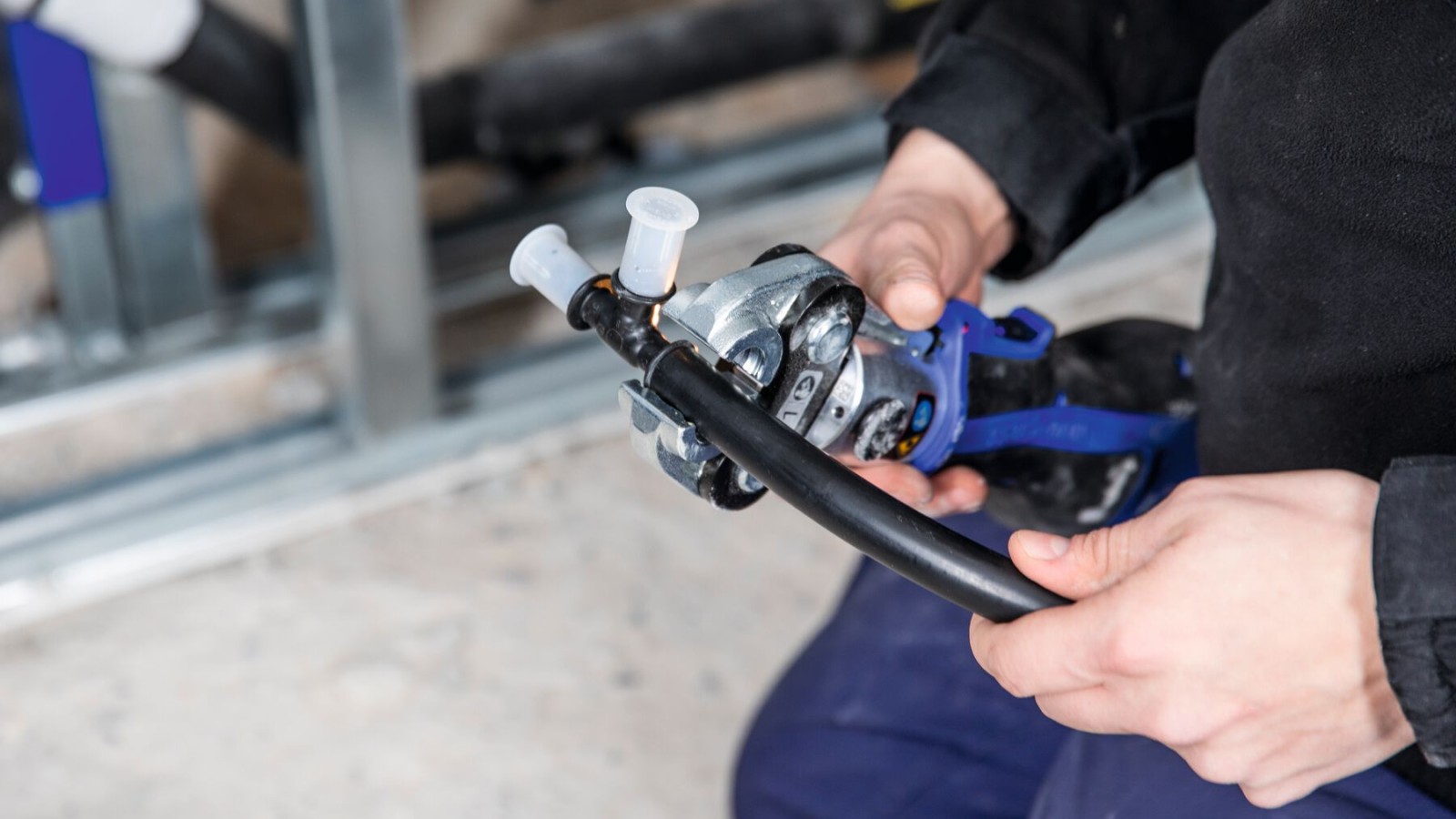 Enkel pressing med Geberit Mepla