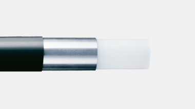 Geberit Mepla flerlagsrør laget av plast og aluminium