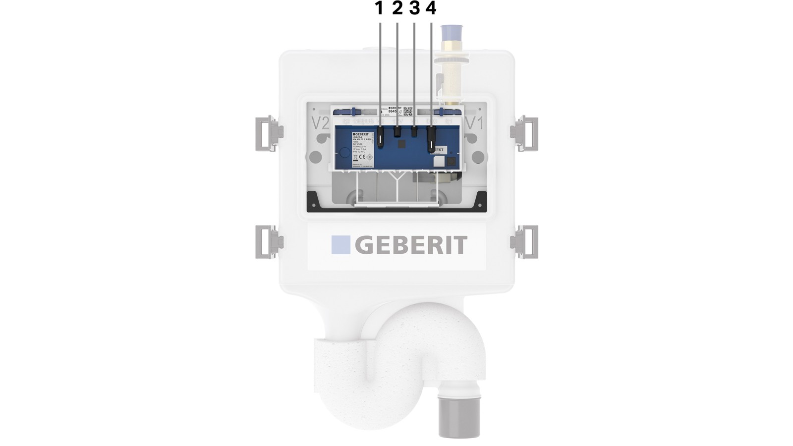 Geberit HS50 hygieneskyll-enhet (© Geberit) Geberit HS50 hygieneskyll-enhet (© Geberit)