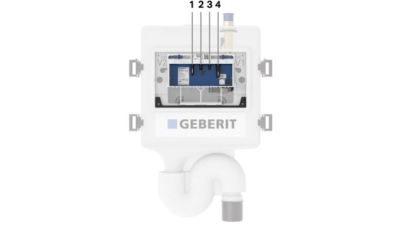 Geberit HS50 hygieneskyll-enhet (© Geberit)