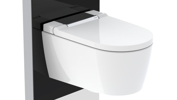 Geberit Monolith Plus toalettmodul med dusjtoalettet Geberit AquaClean Sela